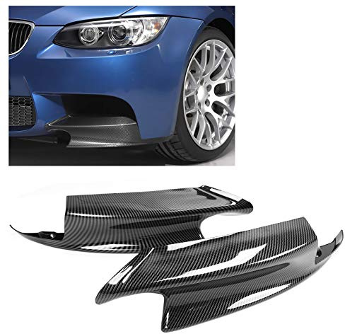 Vomeko 1 paire de pare-chocs avant Spoiler Lip Spoiler Splitter - E90 E92 E93 M3 M3 Air Chin Splitter Spoiler Lip Kit(fibre de carbone)