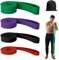 Resistance Bands Set,Fitnessbänder Widerstandsbänder Set mit 4 Stufen, Resistance Bands mit Tragebeutel, Gymnastikband Fitnessband für Krafttraining, Klimmzüge,Yoga,Pilates,mehr