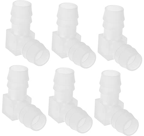 Totority 6pièces Raccords De Tuyau Plastique Type De Connecteurs Écologiques pour Applications Professionnelles Et Domestiques Résistants Corrosion Haute Température