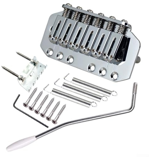 Gitarr Tremolo-system med material och teknik för musikers behov (svart)