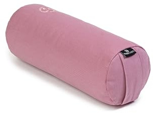 Yoga Studio Organic Buckwheat Mini Bolster Perfect for Yoga and Back Stretching 32x12cm