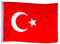 Murago - Türkei Fahne ca.150x90 cm mit Metallösen Türkische Hiss Flagge Ösen Flaggen Türkiye Bayrak ca. 90x150cm Turkey