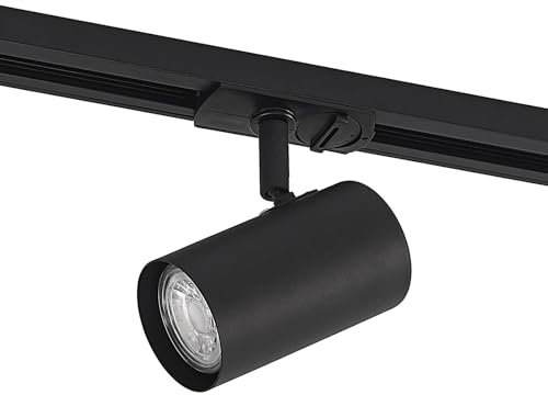 Lampada a binario 'Linaro' dimmerabile (Moderno) colore Nero, in Metallo ad es. Corridoio (1 luce, GU10) di Lindby | binario monofase, faretti su binario