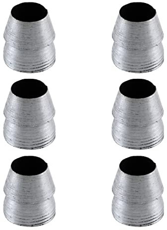 Curqia Concial Handle Wedges Sicherheitskeil-Set, rund, Axtkopf, Keil-Set (6 Stück, 20 mm)