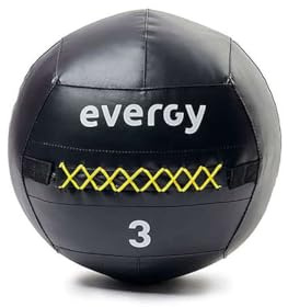 EVERGY Functional Ball Plus 3 KG. Balón Medicinal Cross Training. Balón de Crossfit con Peso. Slamball, Balón Funcional para Entrenamiento Funcional de Crossfit o Gym en casa