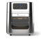MasterPRO ROCKET 1000 | Luftfritteuse 10 l | 360°-Doppelheizsystem | Sichtfenster für kontinuierliche Fortschrittsanzeige | Digitales LED-Touchscreen-Display | | 9 Garprogramme | 100% PFAS-frei