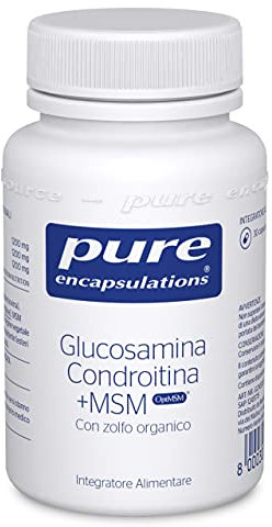 Pure Encapsulations - Glucosamina, Condroitina + MSM con Zolfo Organico - Salute delle Cartilagini, Energia e Resistenza - 30 Capsule