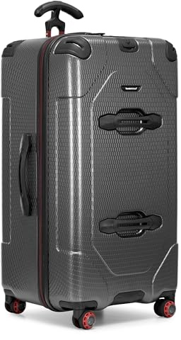 Traveler's Choice - Maxporter II - Valise Rigide en Polycarbonate avec roulettes pivotantes, Gris, 30 Trunk Luggage