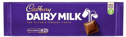 Cadbury Dairy Milk Chocolate Bar, The Classic Creamy Taste, Perfect for Sharing, 300 g (Pack of 1)