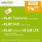 winSIM Handytarif z.B. Allnet Flat 10 GB – (Flat Internet 5G 10 GB, Flat Telefonie, Flat SMS und Flat EU-Ausland, 14,99 Euro/Monat, monatlich kündbar) oder andere Tarife