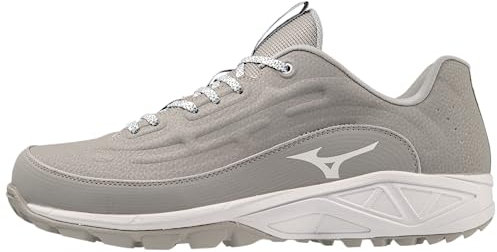 Mizuno Herren Ambition 3 Bb Niedrig wie Baseball-Stollen, Grau/Weiß, 43 EU