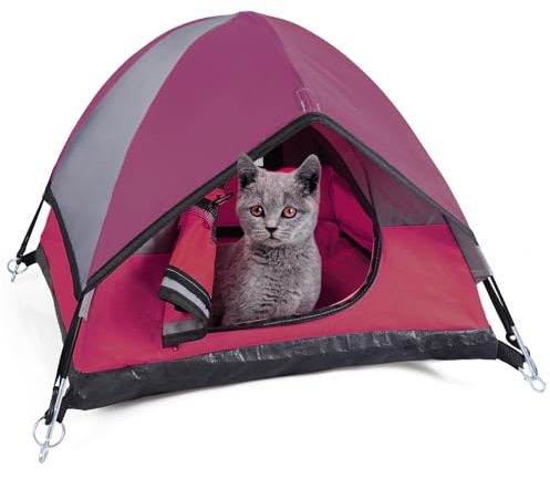 Tienda de campaña para gatos, cama de tienda de campaña para gatos, tienda de campaña para mascotas para gatos y perros pequeños, mini tienda de campaña