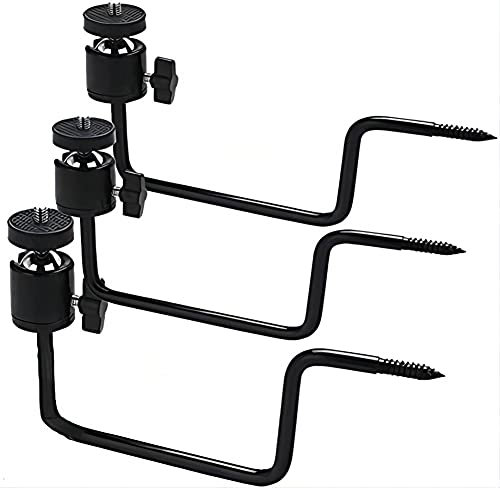 scosao Jagd Wildkamera Baumschraube Halterung, Baumstativ Kamerahalterung Baumstativ Halter mit 1/4 Zoll Gewinde & 360°-Drehung für Alle Überwachungskameras