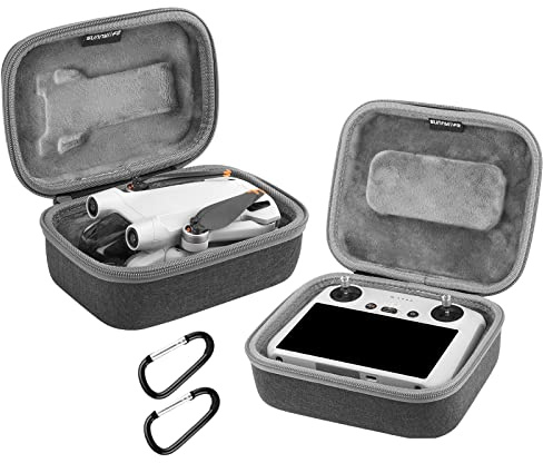 MotuTech Tasche für DJI Mini 3 Pro mit Fernbedienung, Hardcase Box Transportkoffer Klein Ultralight Zubehör