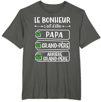Annonce Grossesse Arrière Arrière-Grand-père Grands-Parents T-Shirt