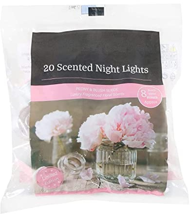 Pride Home & Garden PHG Fresh Scented Tealight Candle 8 Hour Burn Time | Long-Lasting Set Fancy Candles Decor Premium Quality (Peony Blush Suede), One Size (PHG-FSTC_8HRS)