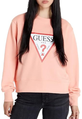 GUESS Sweat Rose Femme Original Fleece Rose XL