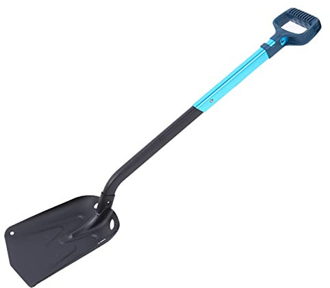 Pelle de Camping Pelle à Neige Pliante pour Allée Pelle à Pelle Robuste Pelle à Boue Pelle Polyvalente en Alliage D'aluminium pour l'escalade et Le Camping Pelle Bleue Noire pour