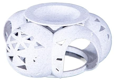 Teksome Fischhaus, Fischhaus für Aquarium | Unregelmäßige poröse Betta Fischhöhle,Multifunktionale Landschaftsgestaltung, Garnelenhaus, weißes Aquariumdekor für Wasserkreaturen