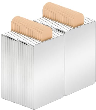 30 Imanes de Neodimio Rectangulares Potentes Autoadhesivos 20x10x1mm