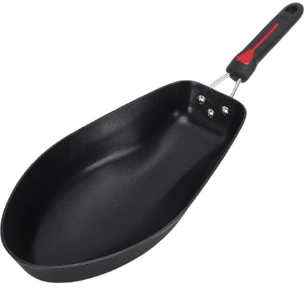 Chiyyak Innovativa Padella per Pesce con Rivestimento Antiaderente e Distribuzione Uniforme del Calore per Pasti Sani a 39,58 Once