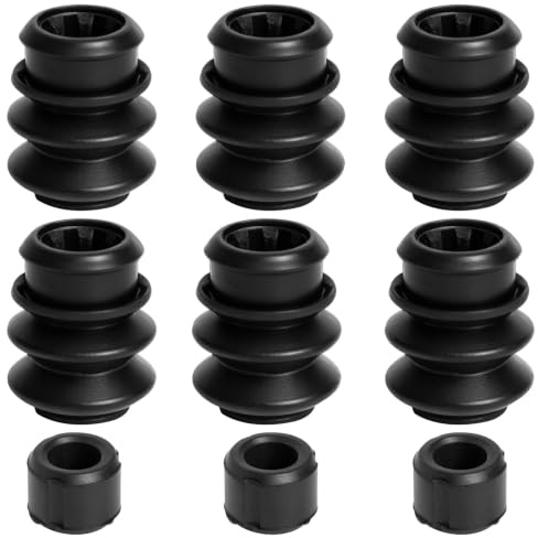 6Pcs Caliper Brake Slide Pin Kit, Brakes Caliper Rebuild Kit With Rubber Bushings & Sealing Rings, Automotive Brake Hardware For Most Compatible Vehicles, Car Accessories Replacement Parts