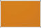 Pinnboard 6443843 MAULstandard, 90 x 60 cm, hochwertiger Filz, Aluminium-Rahmen, orange