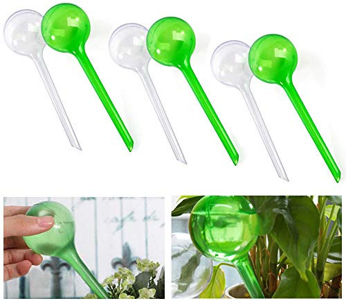 Lhbfcy Plast automatisk vattning glober utomhus inomhus trädgård bevattningsbollar automatiska vattningsbollar automatisk vattning imitation självvattning blomma växt för krukväxter för trädgårdsväxter