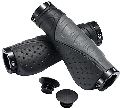 Dymoece Fahrrad Griffe Ergonomisch,Mountainbike Lenker Griffe Dual Lock-on Lenker Griffe für MTB, BMX,Downhill,E-Bike,Mountain,Straßen,Cityrad Rennrad und Faltrad