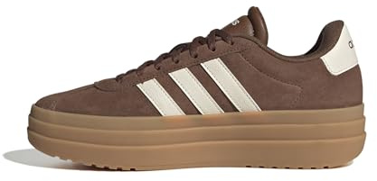adidas Damen Vl Court Bold Shoes, preloved Brown/Chalk White/Wonder beige, 42 2/3 EU