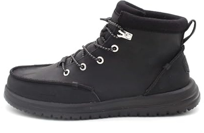 HEYDUDE Men's Bradley Classic Tumbled Black/Black 10 Medium