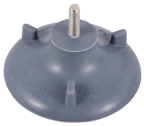 SAFIGLE Pied Ventouse pour Toilette avec Tampon Caoutchouc Antidérapant Accessoire Salle Bain pour Chaise de Repose Stable et Amovible pour Sécurité Accrue