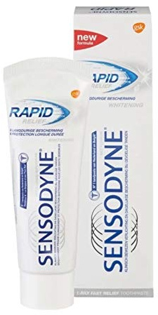4 x SENSODYNE Zahnpasta Rapid Relief Whitening - 75ml