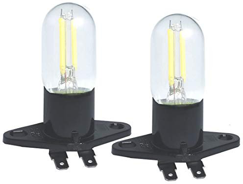 Bombilla De Microondas Led 1.5w luz del día Z187 Luz 240v Equivalente 20w Incandescente Luz Diurna Refrigerador Horno Campana Extractora EléCtrica Nevera Estufa campana lámpara 2 PCS