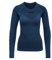 hummel Damen First Seamless Jersey L/S W Blouse, Blau, XS-S EU