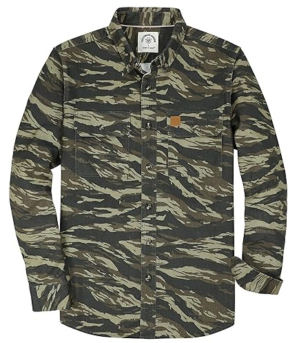 Dubinik® 8.8 oz Chemise en Jeans Homme Manches Longues Western