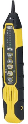 Klein Tools VDV500-223 Wire Tracer Digital Probe with LED Work Light for Ethernet, Internet, Telephone, Speaker, Coax, Video, and Data Cables RJ45, RJ11, RJ12