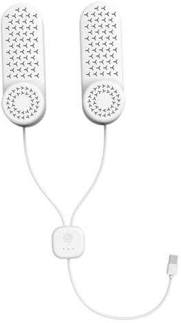 Fiorky Chauffe-chaussures déodorant léger 10 W avec minuterie à 3 niveaux 5 V Sèche-bottes Élimine les mauvaises odeurs Sèche-chaussures léger Protège-pieds Déshumidifie les chaussures Chauf