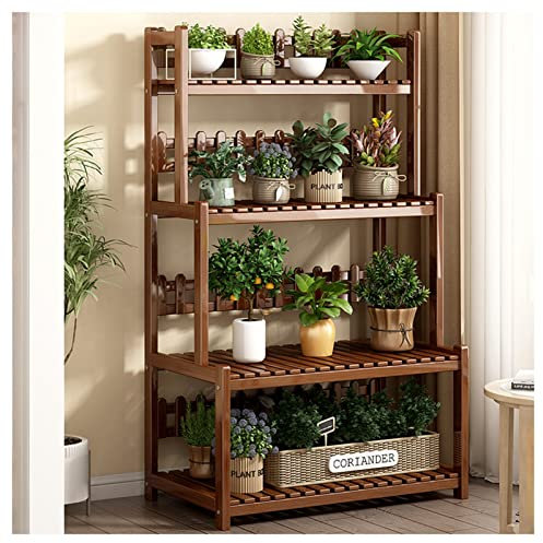 HDMOZUYT Tavolo per invasatura, banco da Lavoro da Giardino Esterno, Tavolo per piantare, banco da Lavoro da Giardino, Tavolo per Piante (Colore: Marrone, Dimensioni: 100 cm)