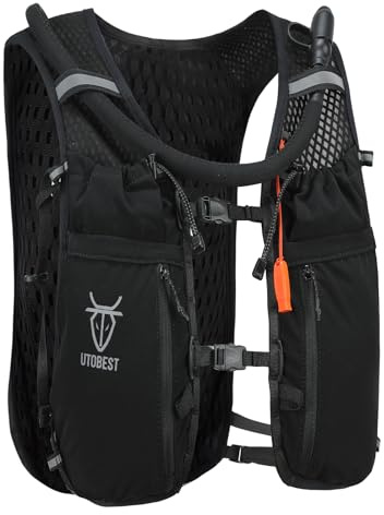 UTOBEST Chaleco Carrera, Mochila hidratacion Ligera 10L con deposito 2L