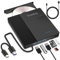 Vemfay CD Laufwerk Extern USB, DVD Brenner USB 3.0 Typ-C CD DVD +/-RW Optisches Laufwerk mit SD/TF-Kartenleser Portable DVD Laufwerk Extern, Laufwerk Player für Win11/10/8/7/XP, Linux,Mac OS,Vista
