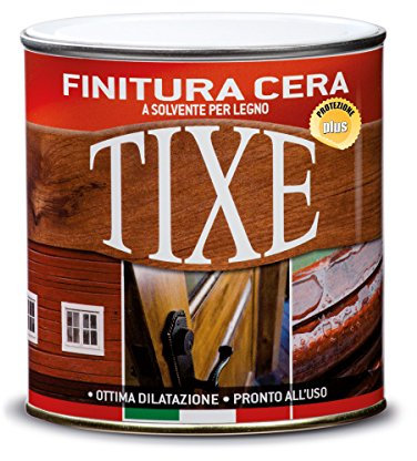 TIXE Finitura Cera per Legno a Solvente – Protezione e Lucentezza per Superfici in Legno, Neutro 750 ml