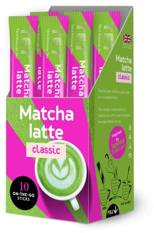 TET Matcha Latte Classic, boisson à base de thé vert, 10 bâtonnets de 10 g