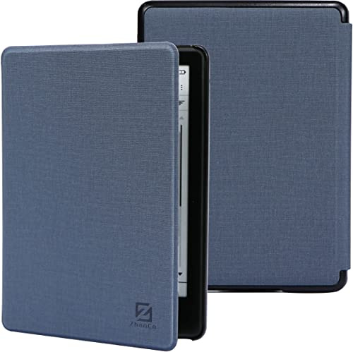 ZhaoCo Custodia per 6,8'' Kindle Paperwhite 11ª Generazione 2021 e Kindle Paperwhite Signature Edition E-Reader, Magnetica Cover Protettiva Sottile Auto Sveglia/Sonno - Blu