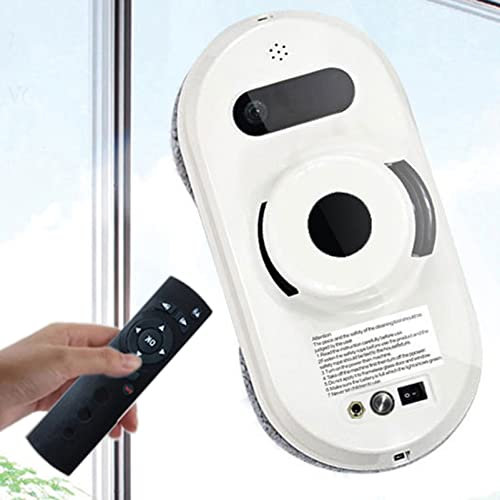 Robot Laveur de Vitre, Laveur de vitre Automatique, 6000pa de Aspiration puissante, Robot Nettoyeur vitre à télécommande