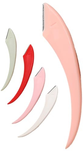 Afeitadora de Cejas - Kit Inicial de Depilación Seguro para Principiantes 5 Unidades | Herramienta de Belleza Portátil para Hombres y Mujeres Uso Diario Fácil y Viajes