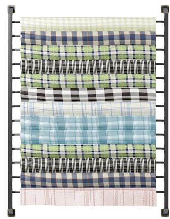 Genérico Estante Comercial For Rollos De Tela, Exhibidor De Rollos De Tela Textil, Capacidad For 8/10 Rollos, Organizador For Manteles, Papel Tapiz Y Envoltorios.(10 Rods)