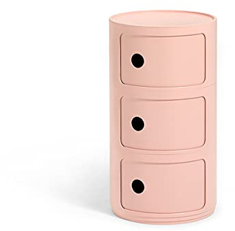 Kartell Componibili Bio, Mobile Contenitore 3 Elementi, Rosa