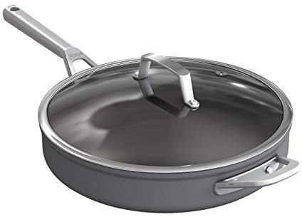 Ninja Foodi ZEROSTICK Sauté Pan 30 cm, Hard Anodized Aluminium, Non-Stick Coating, Induction Compatible, Dishwasher Safe