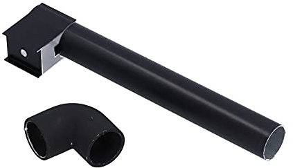 Voluxe 32Mm Greenhouse Rainwater Gutter,Professional Water Butt Down Pipe Guttering Kits Easy Use Greenhouse Supplies Black Aluminum Water Butt Down Pipe Kit For Small Greenhouses